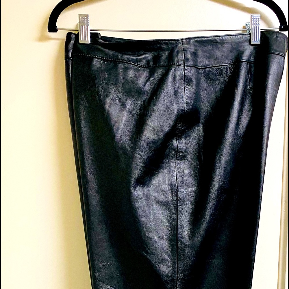 Ladies Clothes Revue 100% Lamb Leather Pants